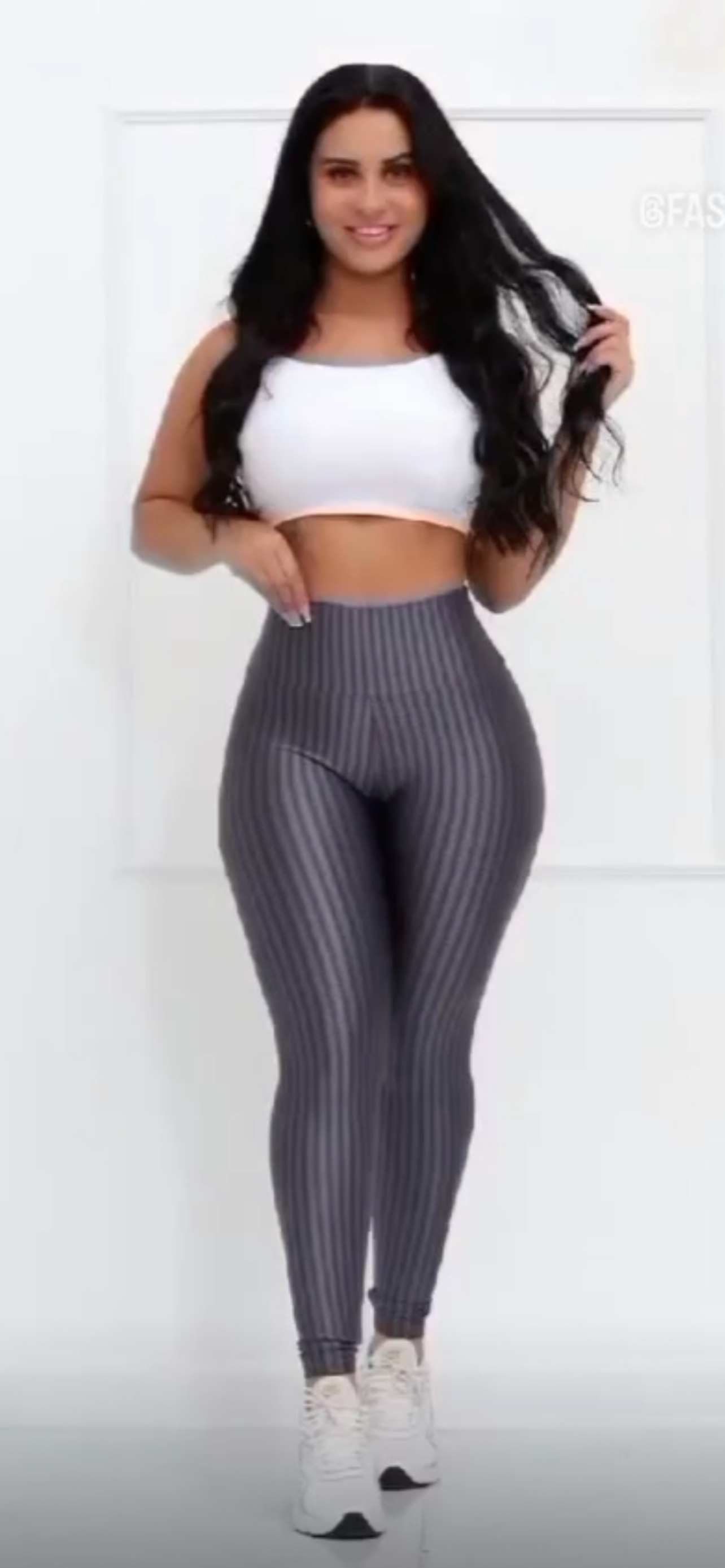 Leggings 3D brasileños sin costuras rosa