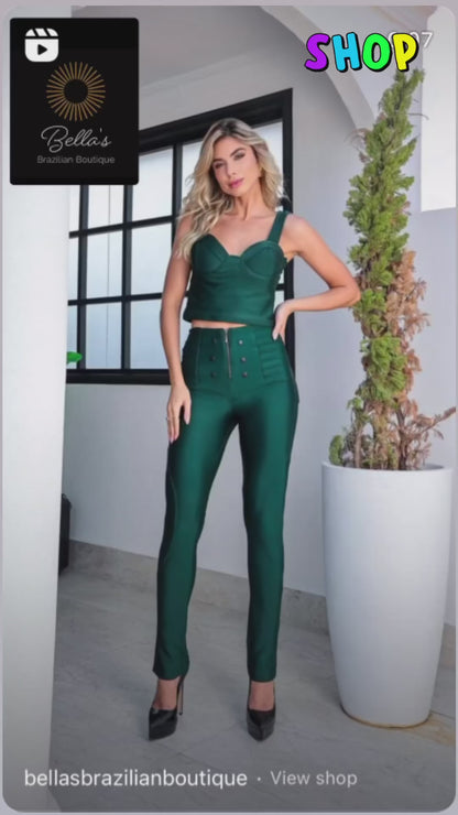 Legging brasileira com fundo